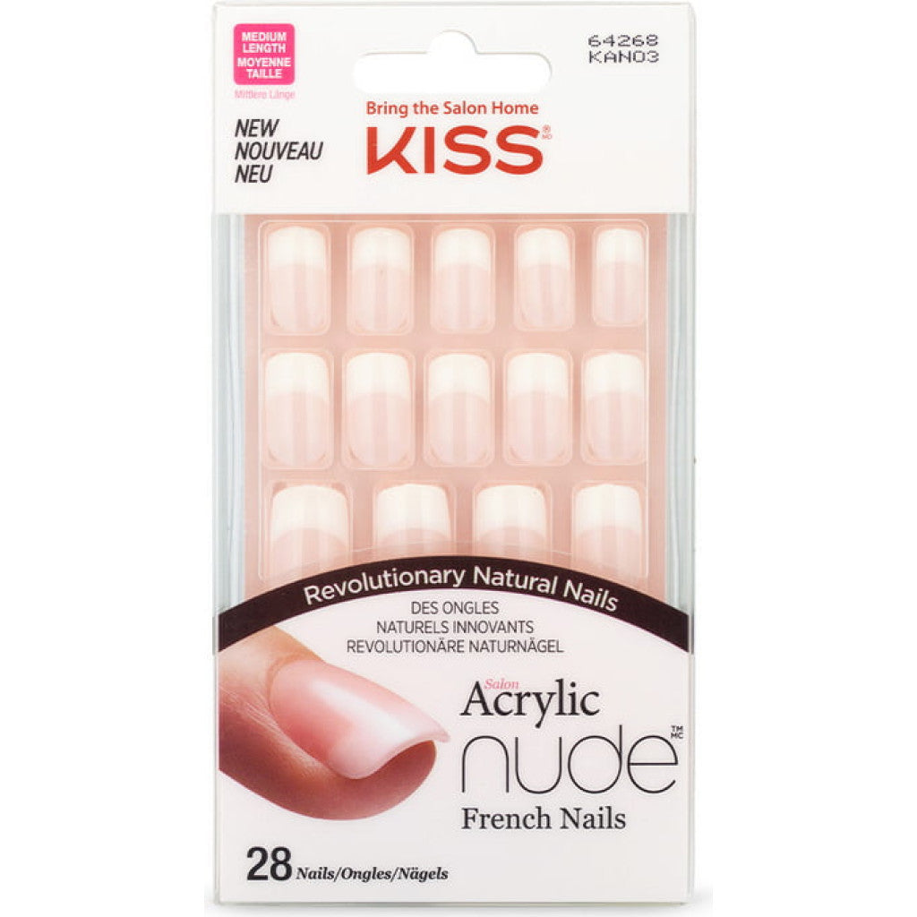 Kiss Salon Acrylic Nude, 28 Nails